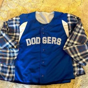 Los Angeles Dodgers Flannel Jersey